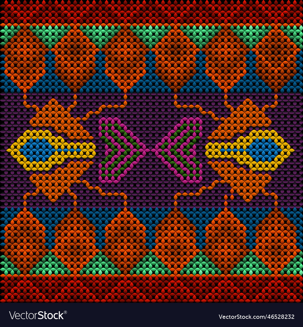 Abstract seamless pattern stylized as artificial