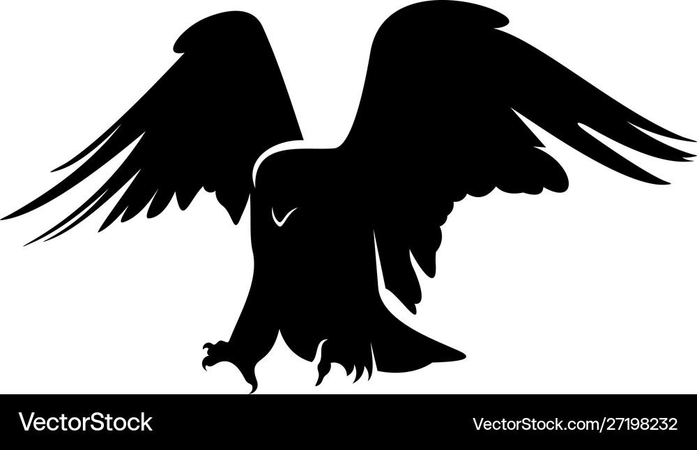 Eagle logo design template Royalty Free Vector Image