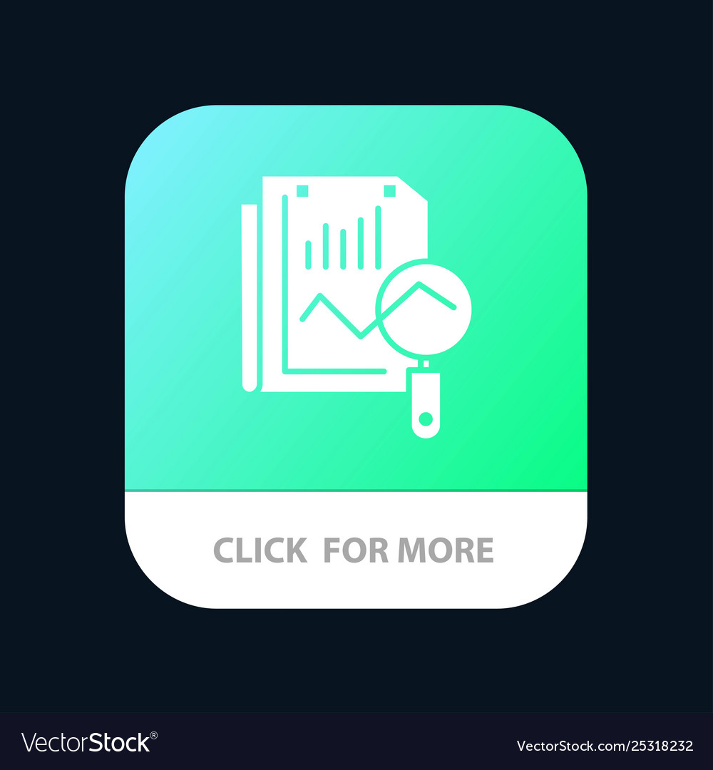 Datei statische Suche Computing mobile App-Symbol vector image Datei statische Suche Computing mobile App-Symbol