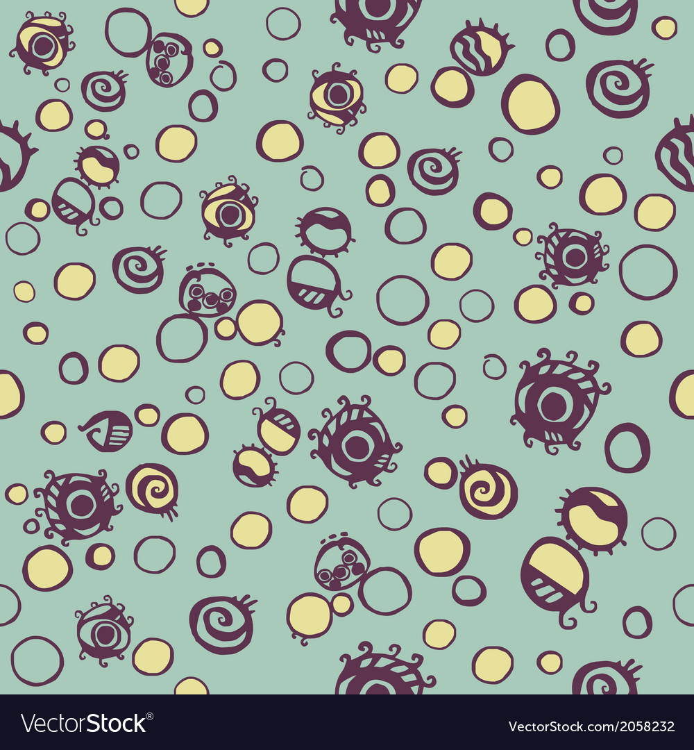 Seamless psychedelic pattern