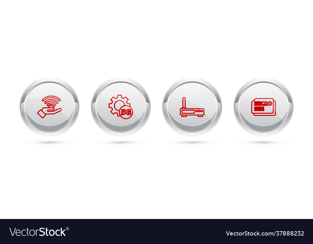 Set line 5g network setting router and wi-fi