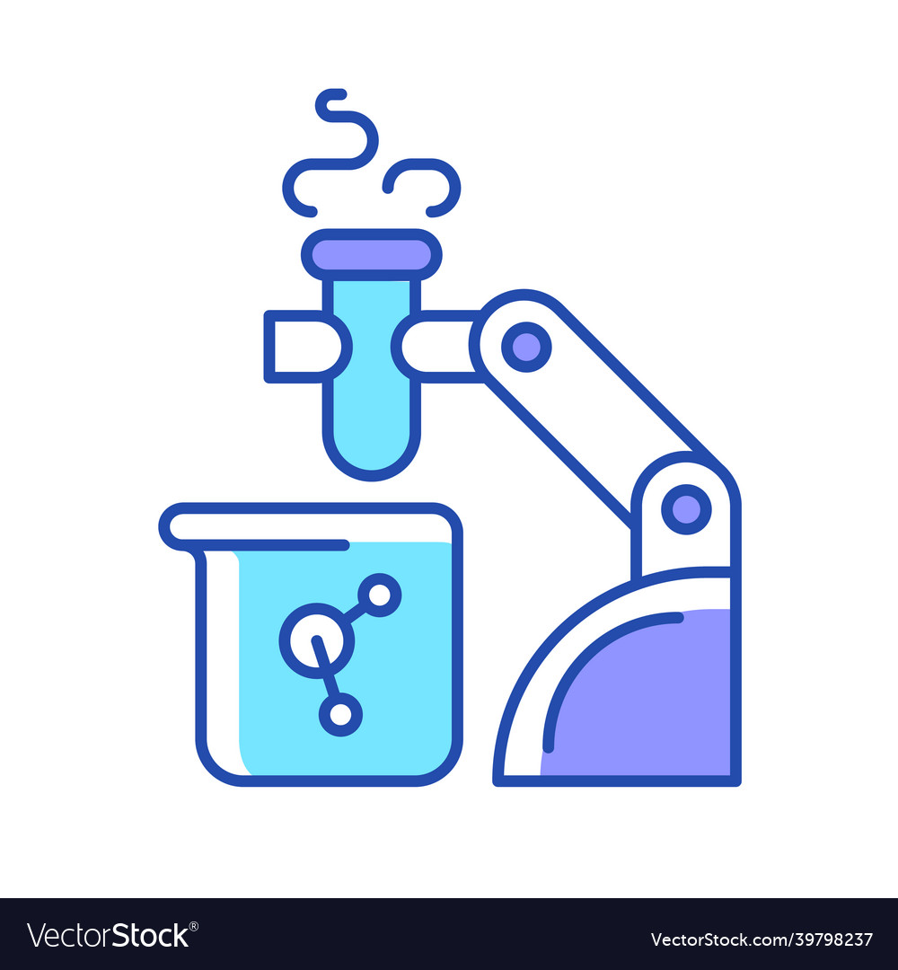 Automated Lab Robot Icon