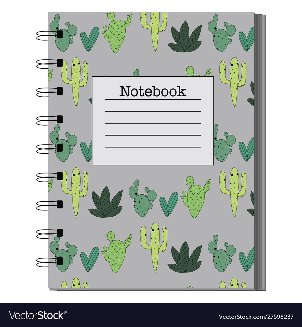 Colorful cactus seamless pattern for background