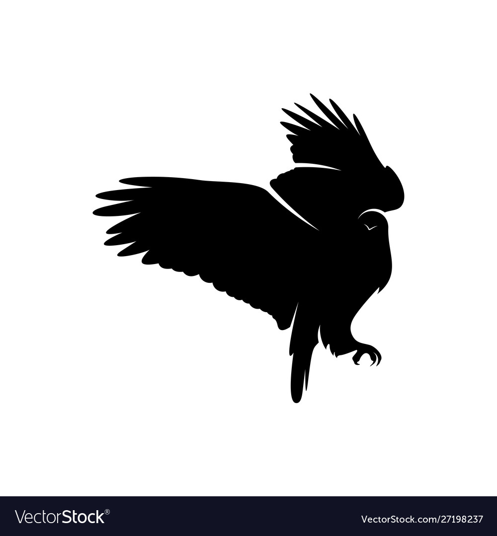 Eagle logo design template Royalty Free Vector Image