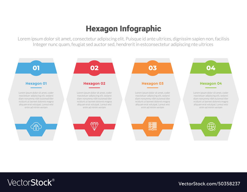 Hexagon or hexagonal honeycombs shape vector image Hexagon or hexagonal honeycombs shape