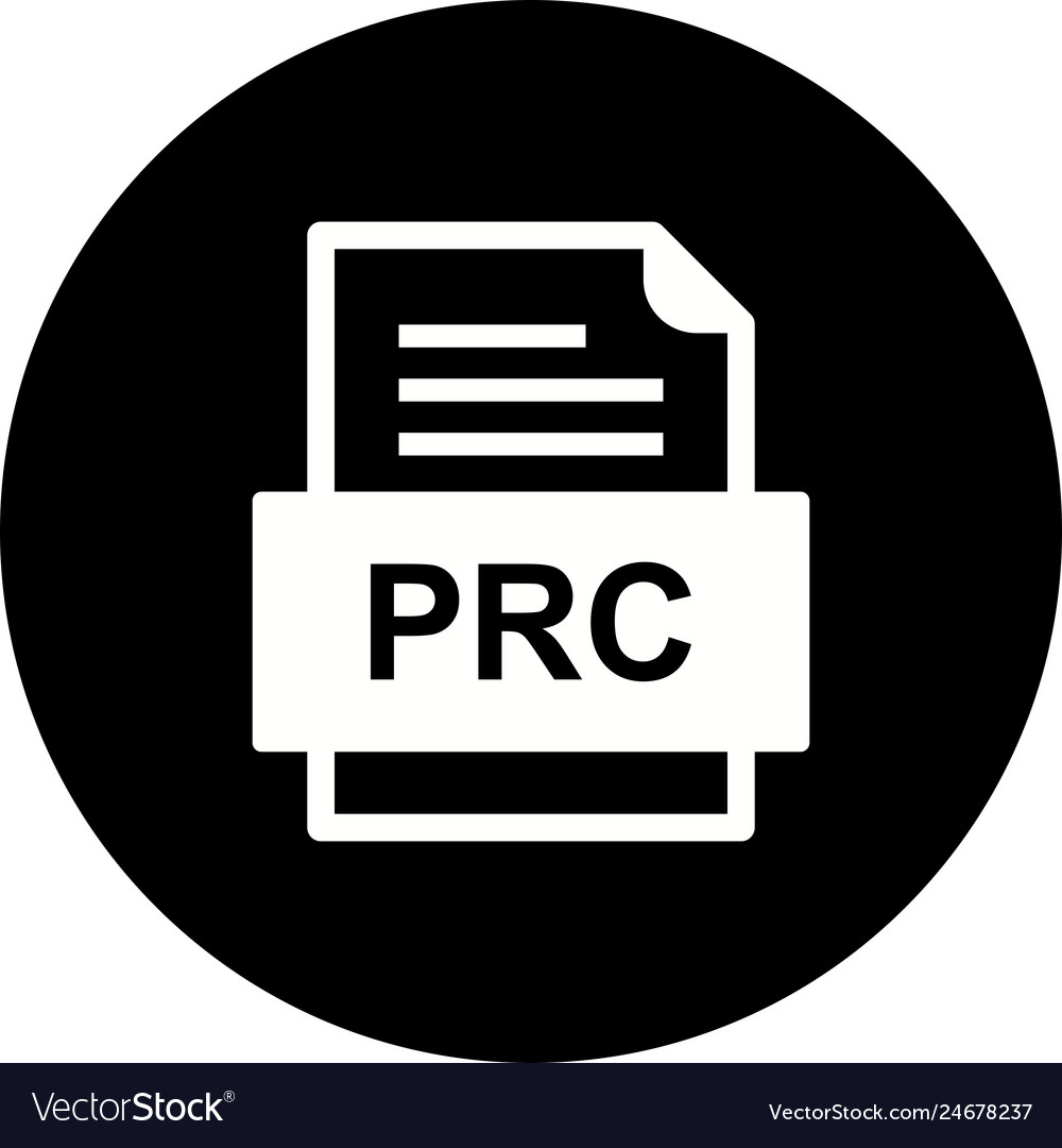 Prc file document icon