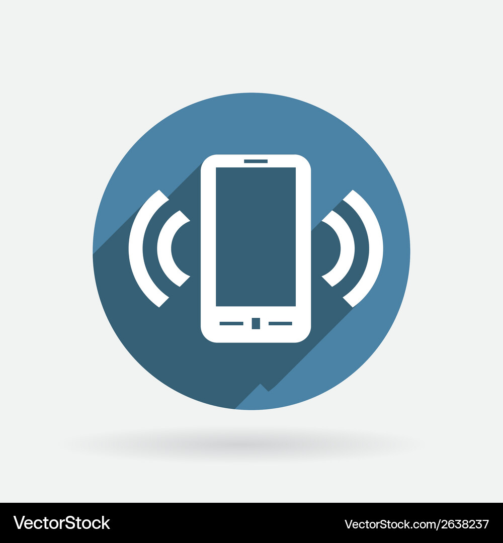 Ringing phone call Royalty Free Vector Image - VectorStock