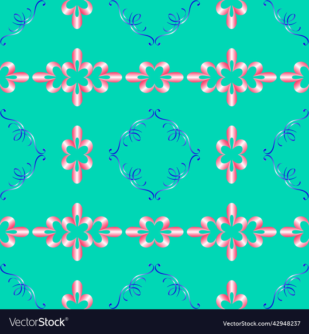 Seamless abstract colorful pattern of elements