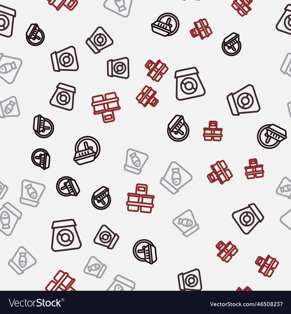 Set line round the clock delivery online ordering vector image Set line round the clock delivery online ordering