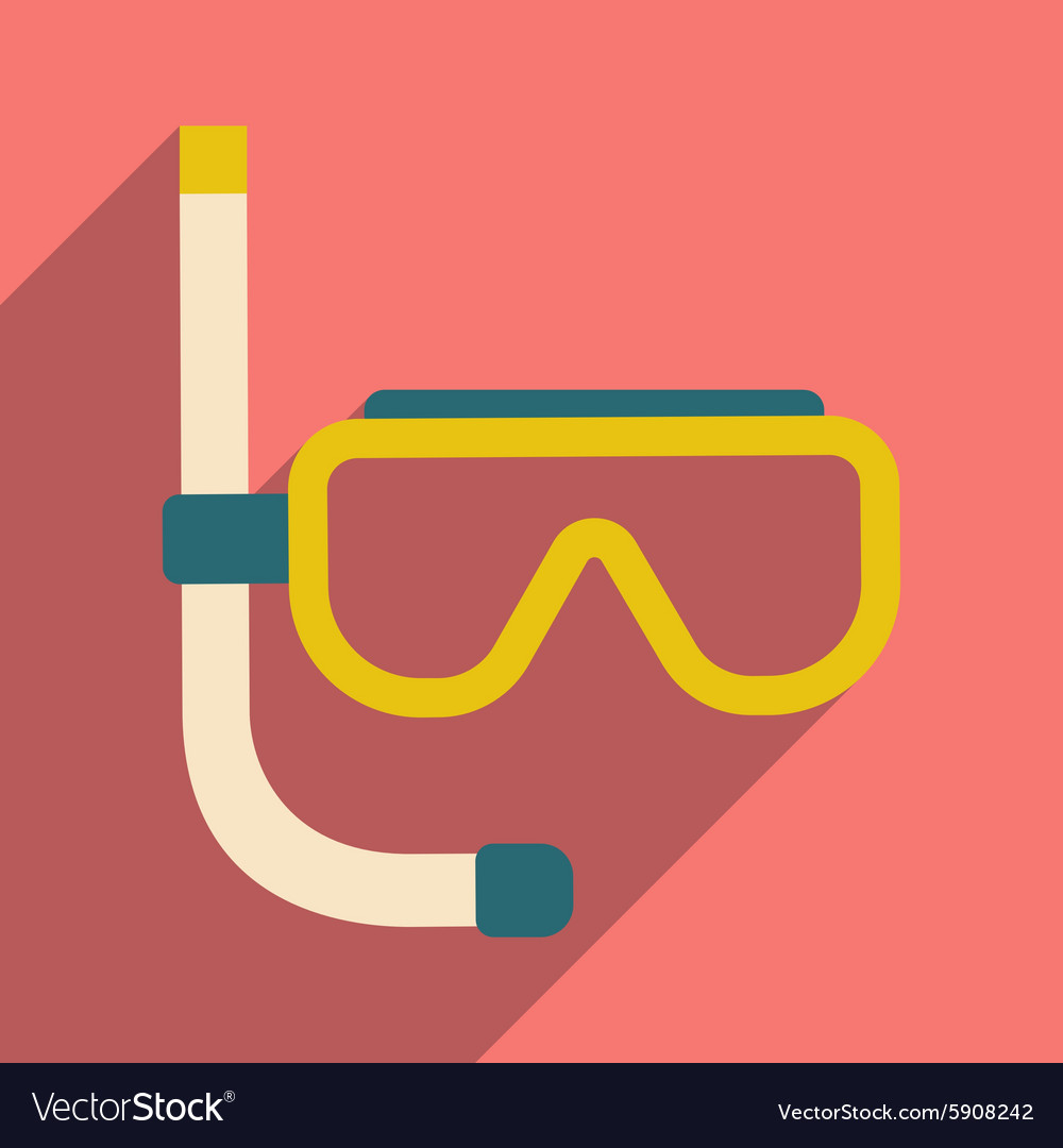Flat with shadow icon and mobile application