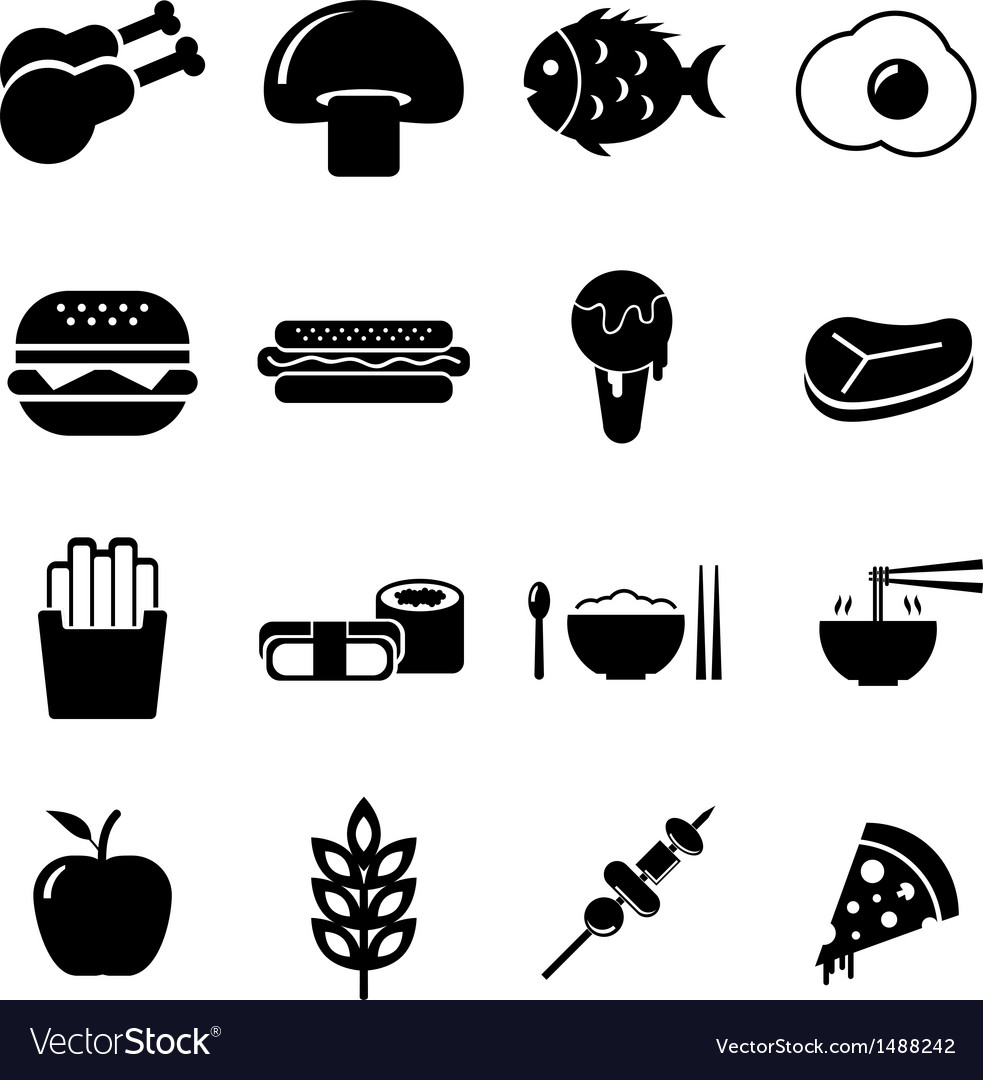 Food Icon Royalty Free Vector Image - VectorStock