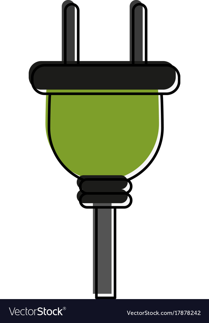 Plug with cord icon image