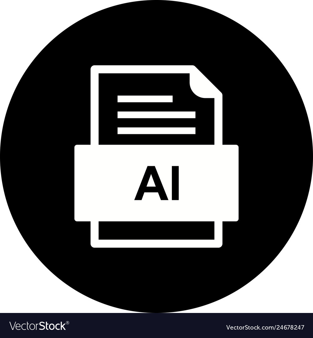 Ai file document icon