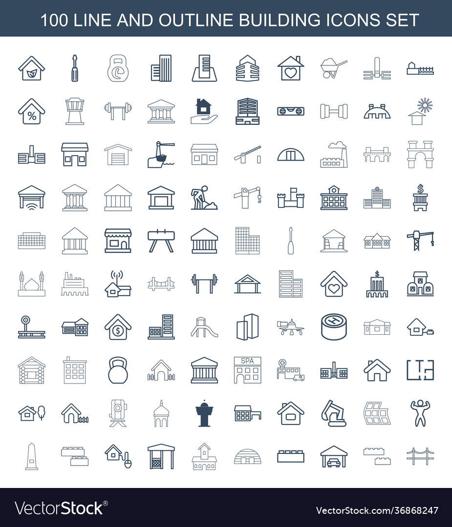 Building icons