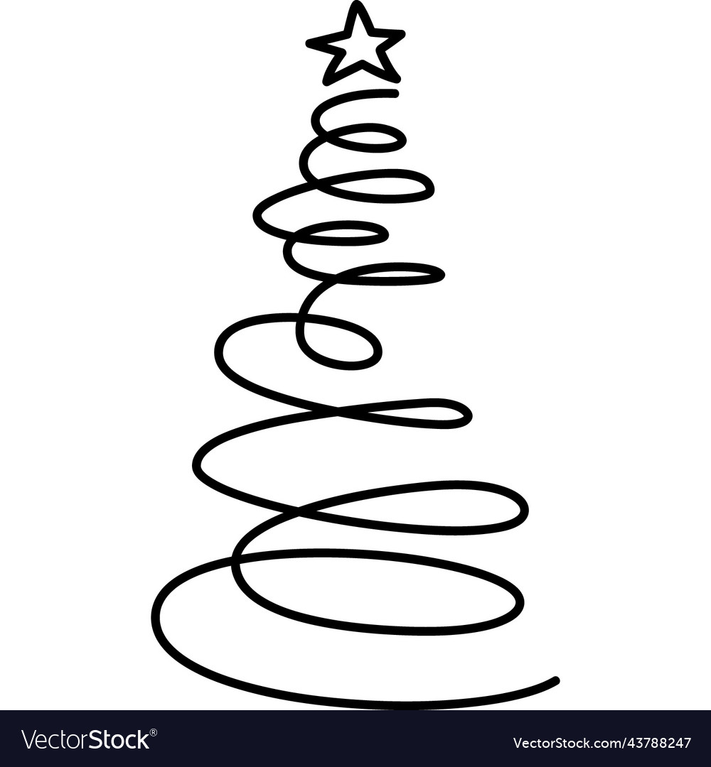 Christmas Tree Doodle SVG for Cricut – Free SVG for Cricut | Crafters ...