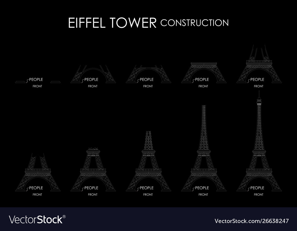 Eiffel tower construction