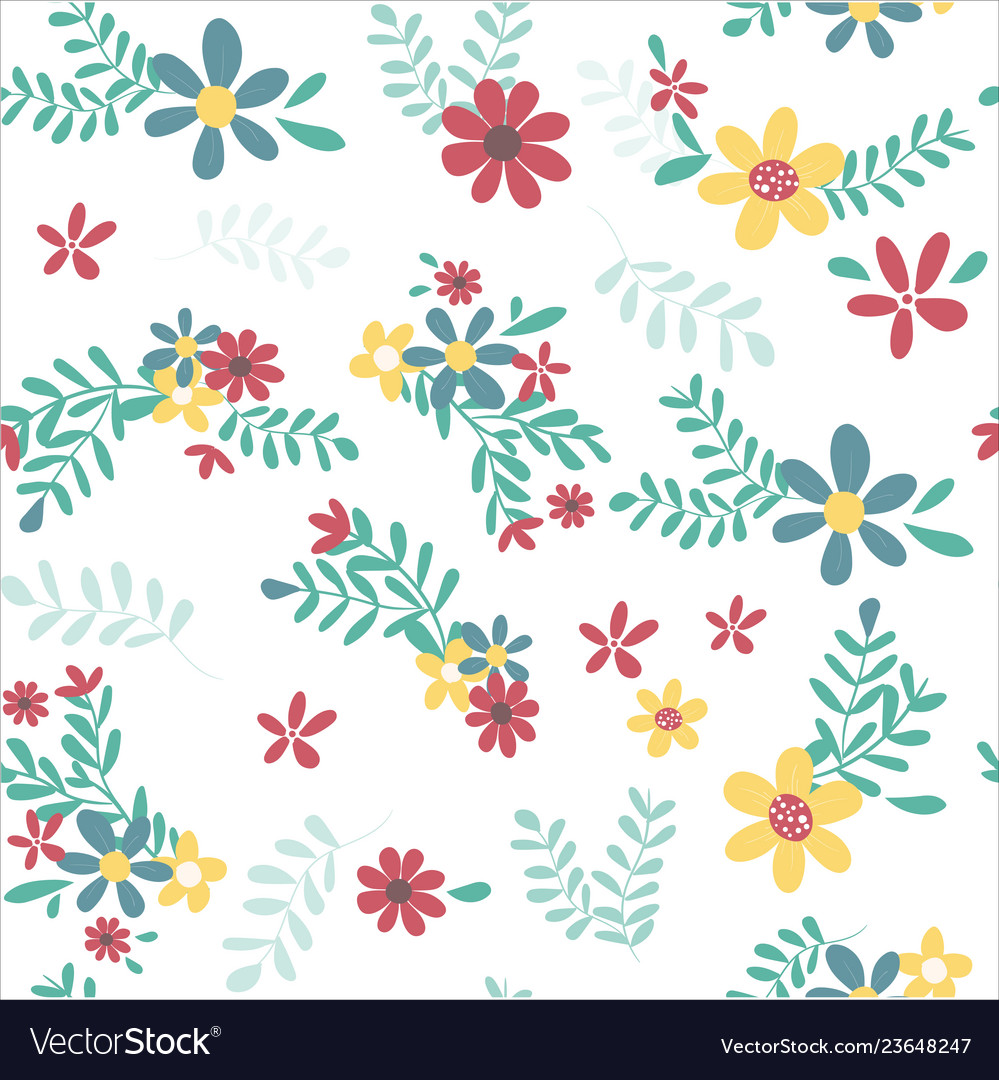 Floral Spring Pattern - Seamless