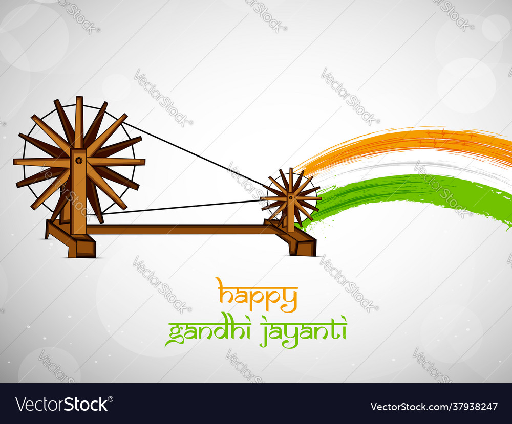 Gandhi jayanti vector image Gandhi jayanti