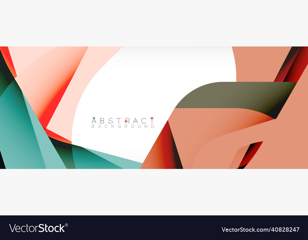 Geometric abstract background - multicolored
