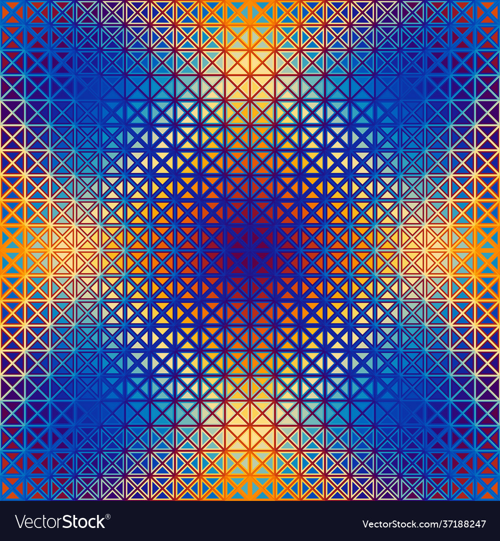 Geometric abstract pattern in low poly style vector image Geometric abstract pattern in low poly style