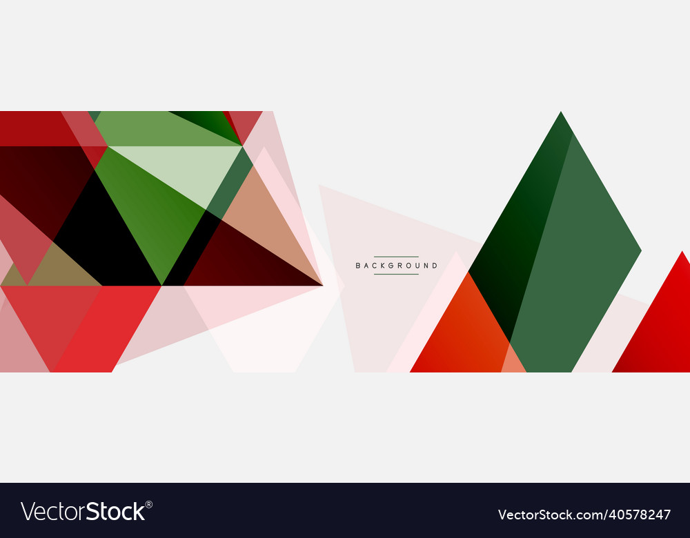 Geometric Triangles Abstract Background