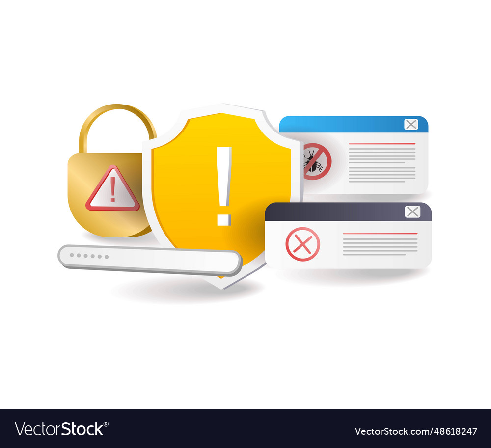 Malware virus attack warning