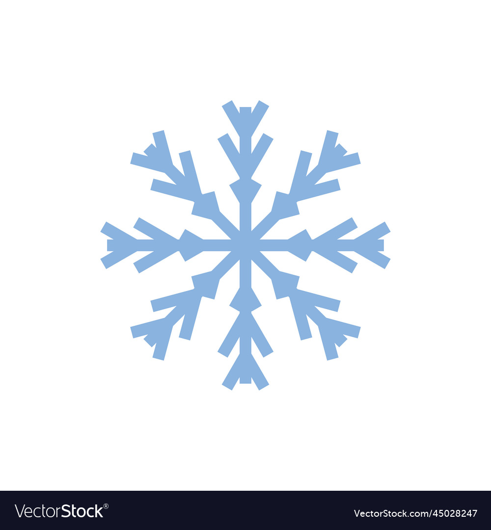 Snowflakes icon and symbol Royalty Free Vector Image