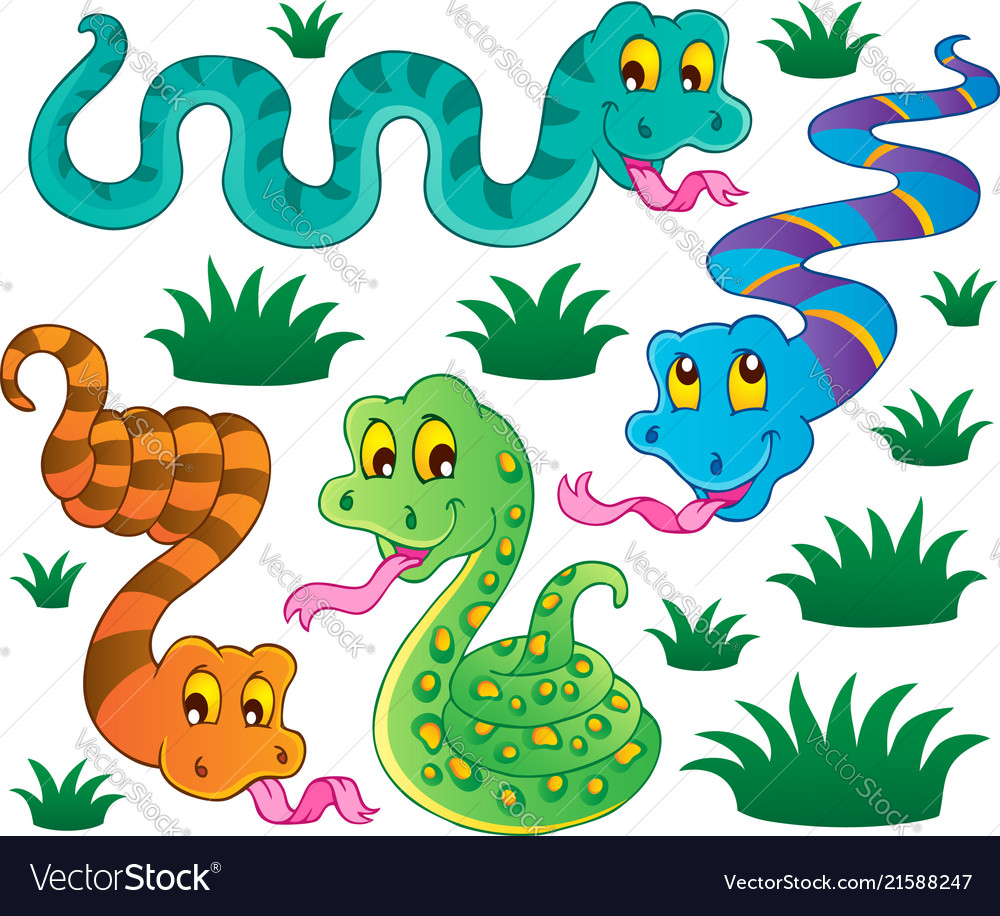 Various snakes theme collection 1