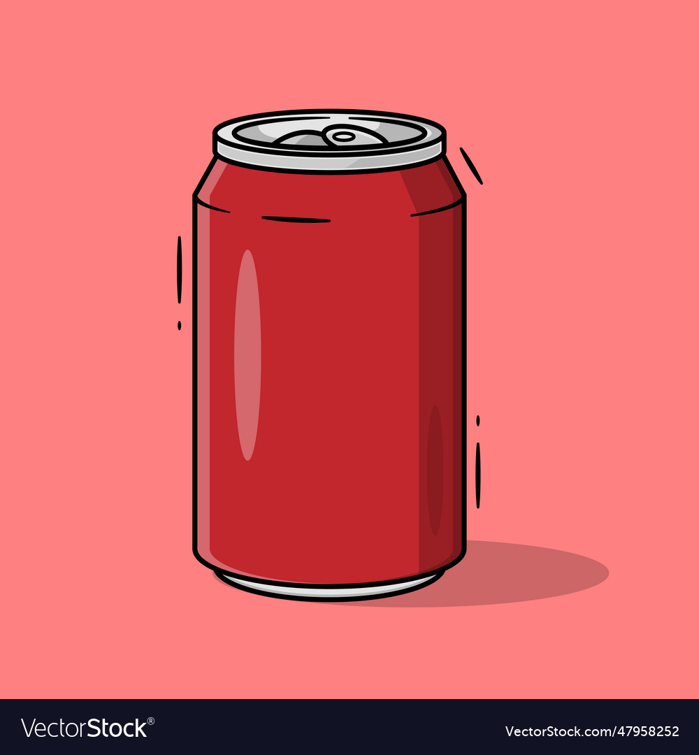 Canned drink Royalty Free Vector Image - VectorStock