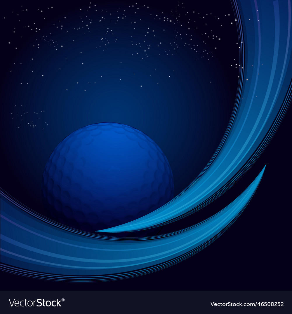 Golf ball background Royalty Free Vector Image