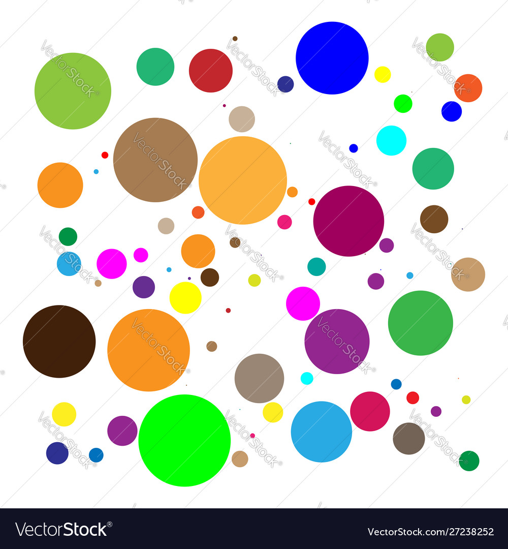 Random dots circles pattern pontillist screntone vector image Random dots circles pattern pontillist screntone