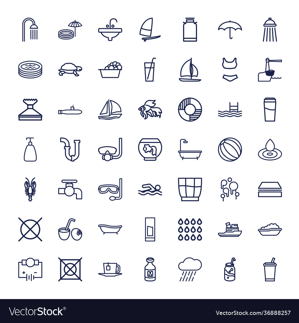 49 water icons