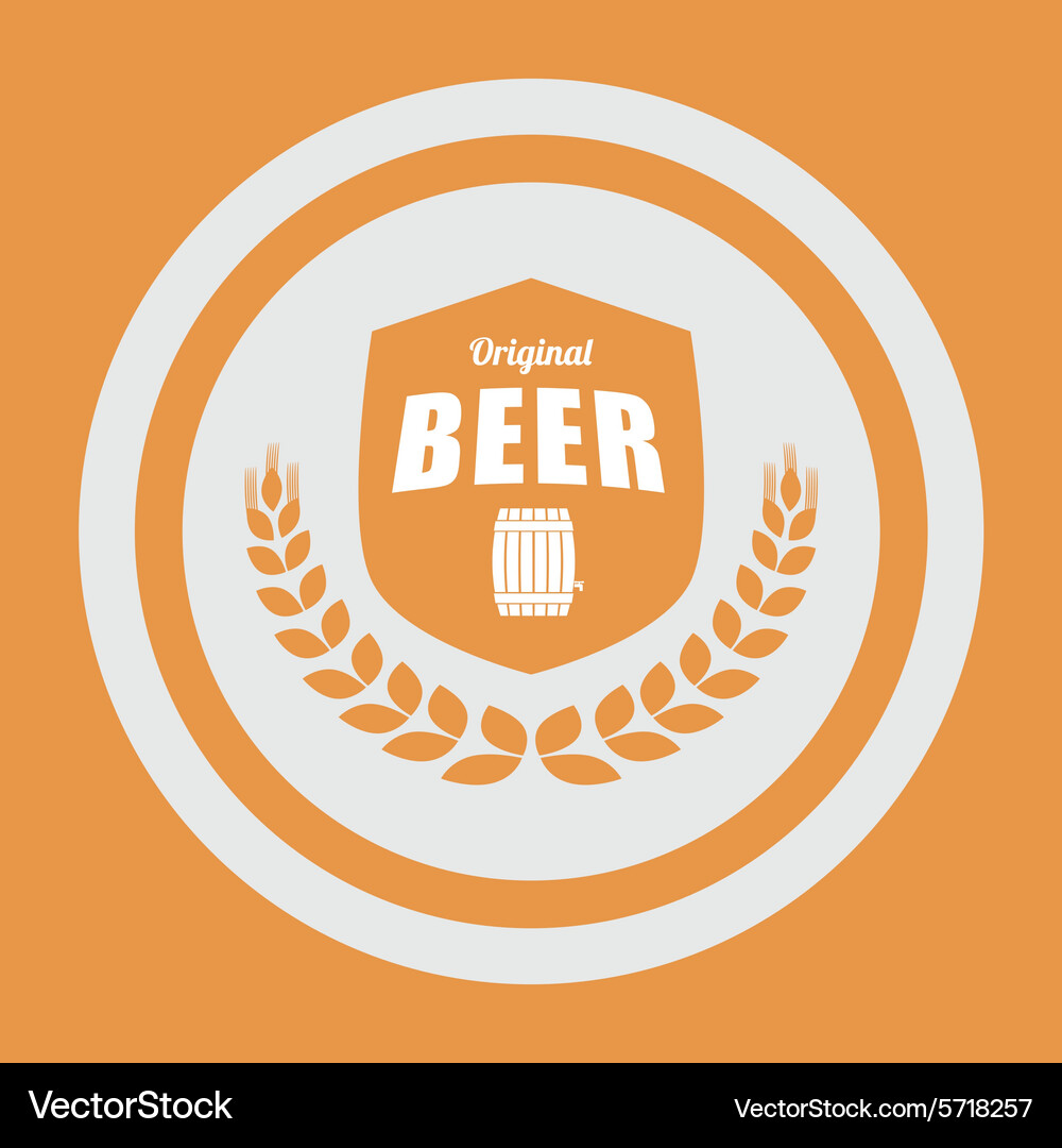 Beer design Royalty Free Vector Image - VectorStock