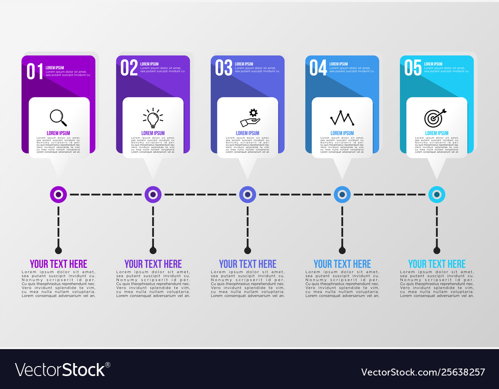 Infographic design template with options steps