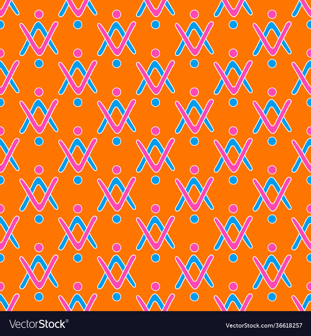 Textile style seamless pattern repeat