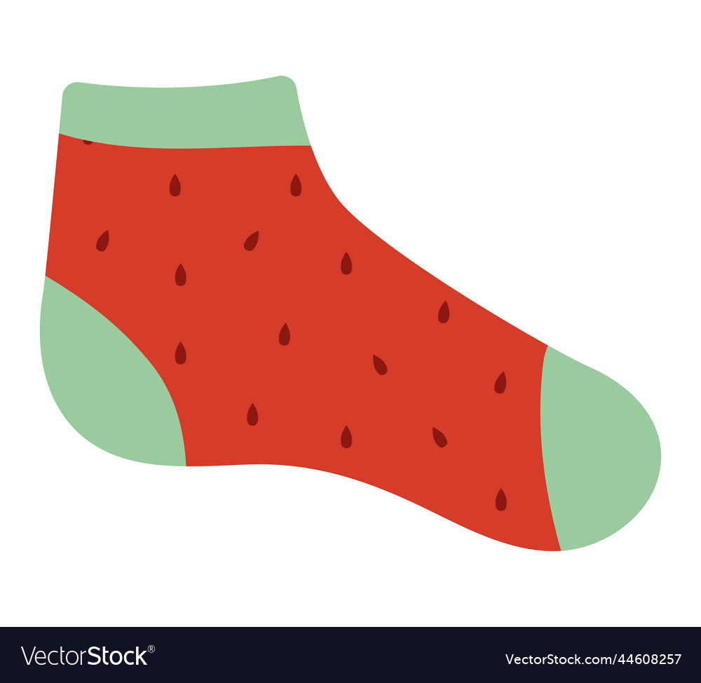 Watermelon sock design