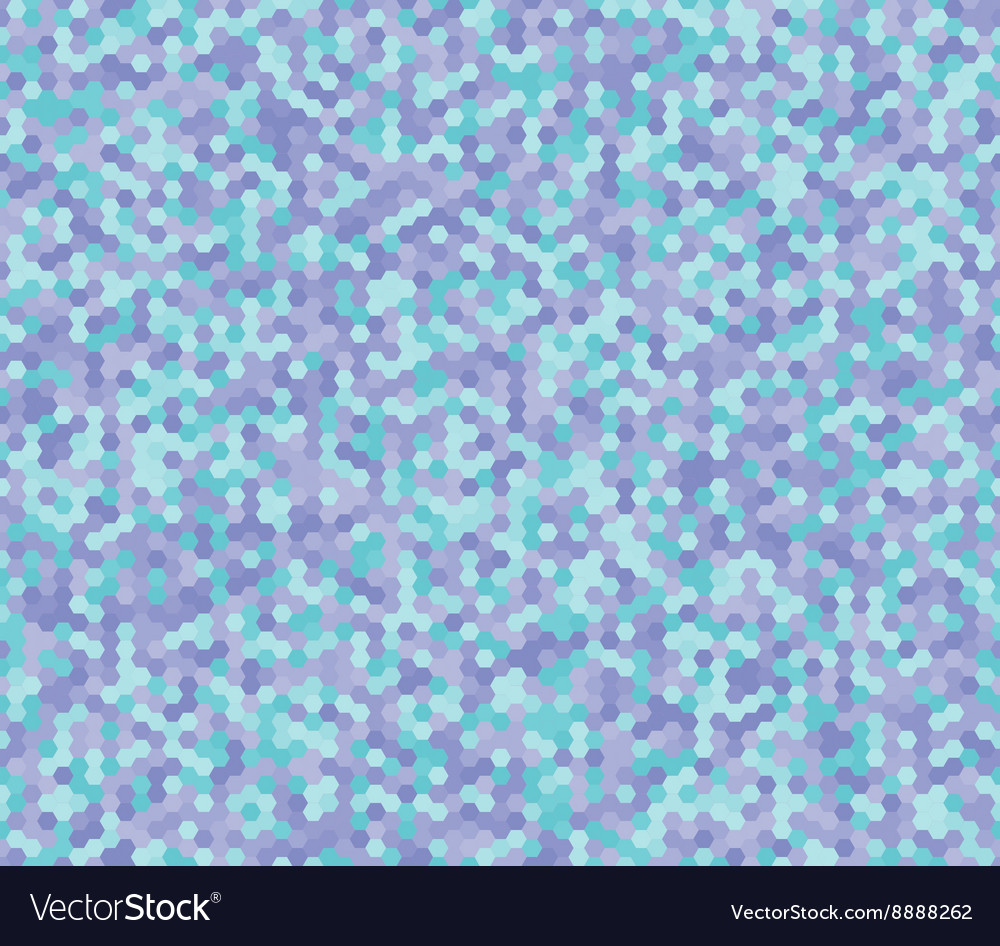 Abstract geometric hexagonal colorful