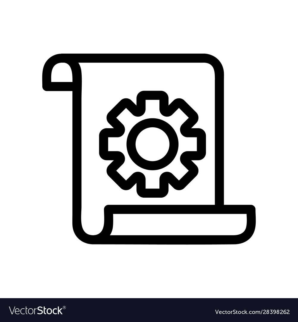 Awareness icon isolated contour symbol Royalty Free Vector