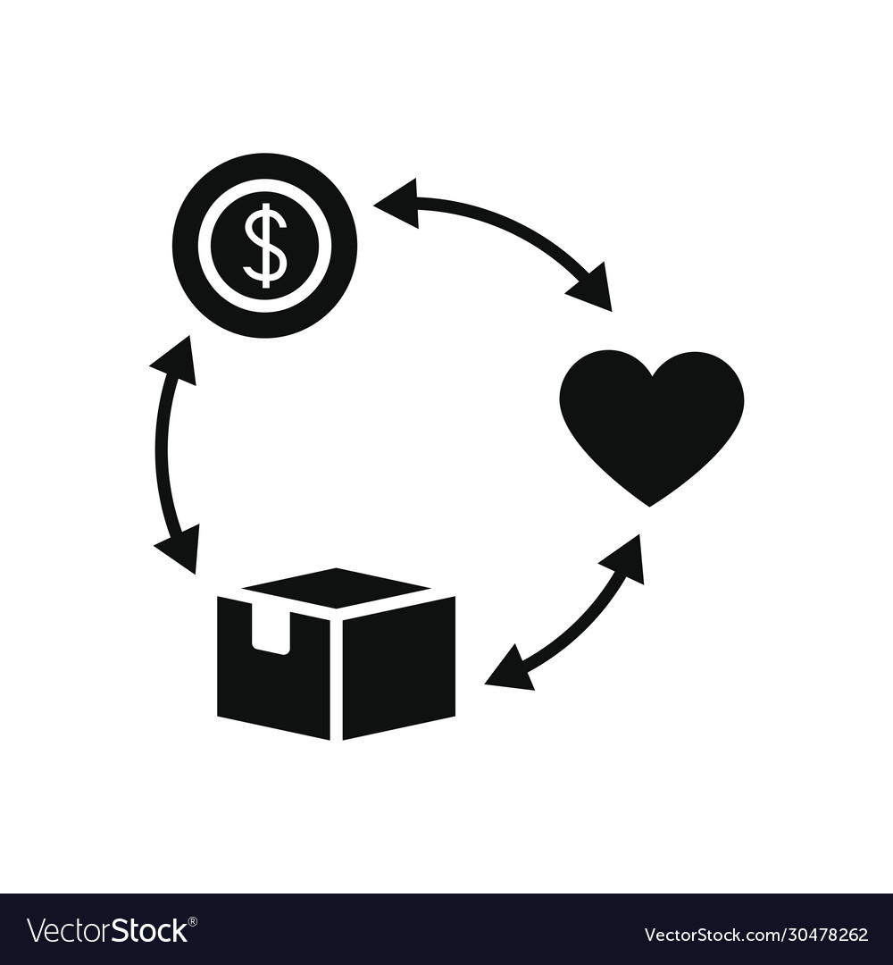 Charity and donation concept aid cycle