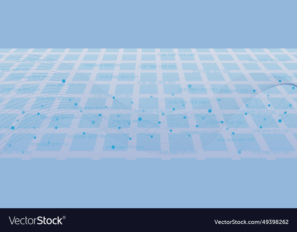Verbindungspunkte und Linien mit Rechteckmuster vector image Verbindungspunkte und Linien mit Rechteckmuster