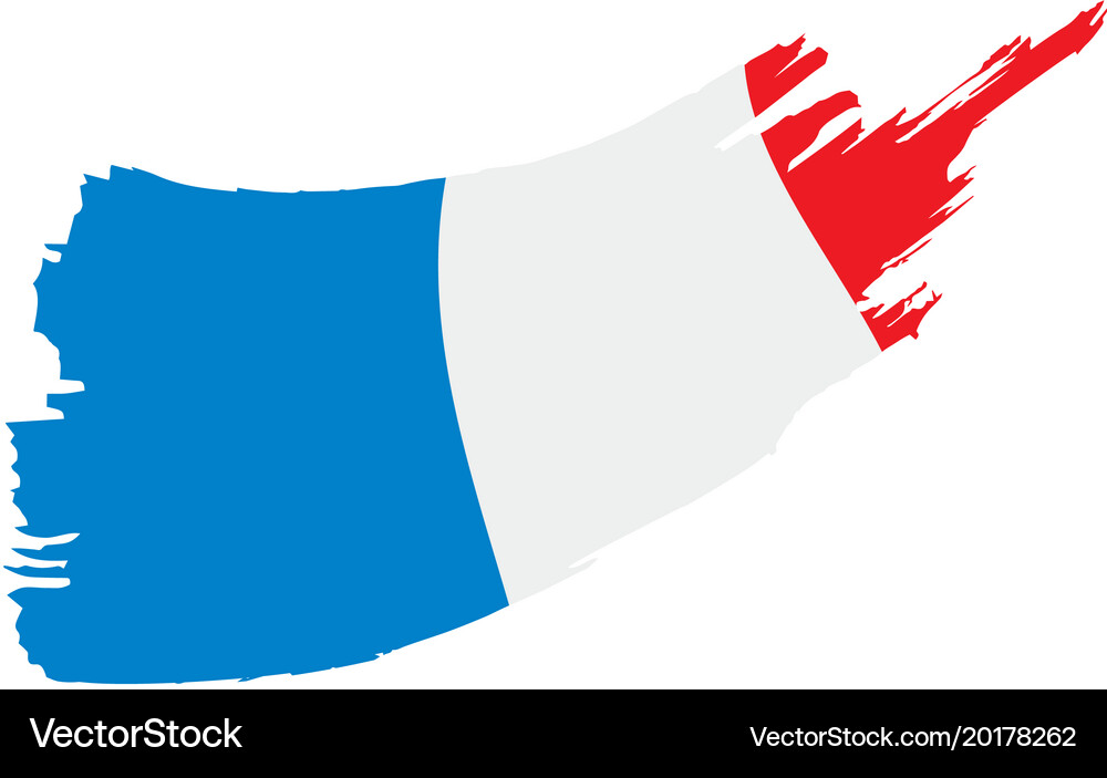 French Flag Royalty Free Vector Image - VectorStock