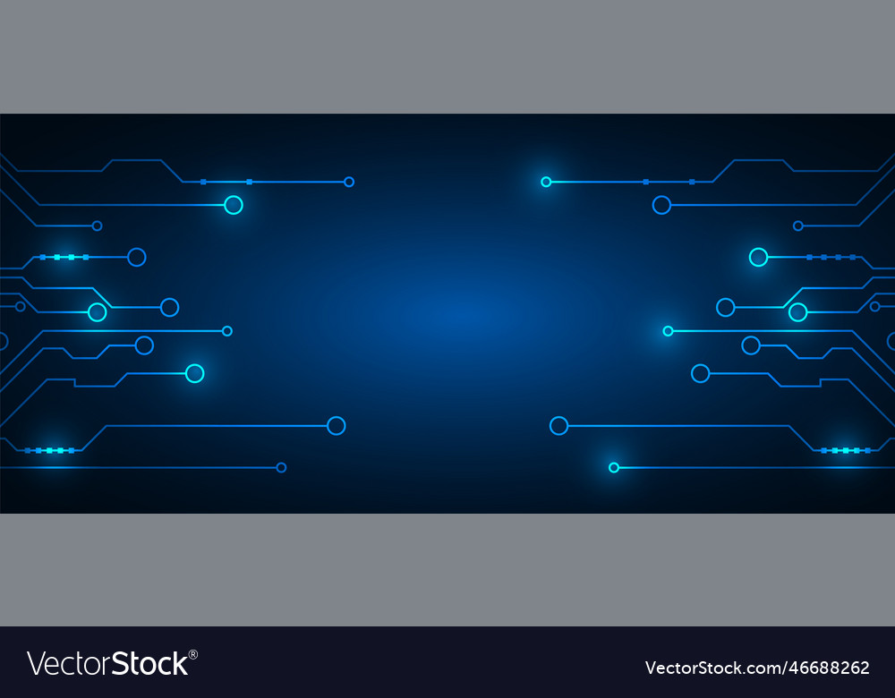 Technology background with hi-tech digital data vector image Technology background with hi-tech digital data