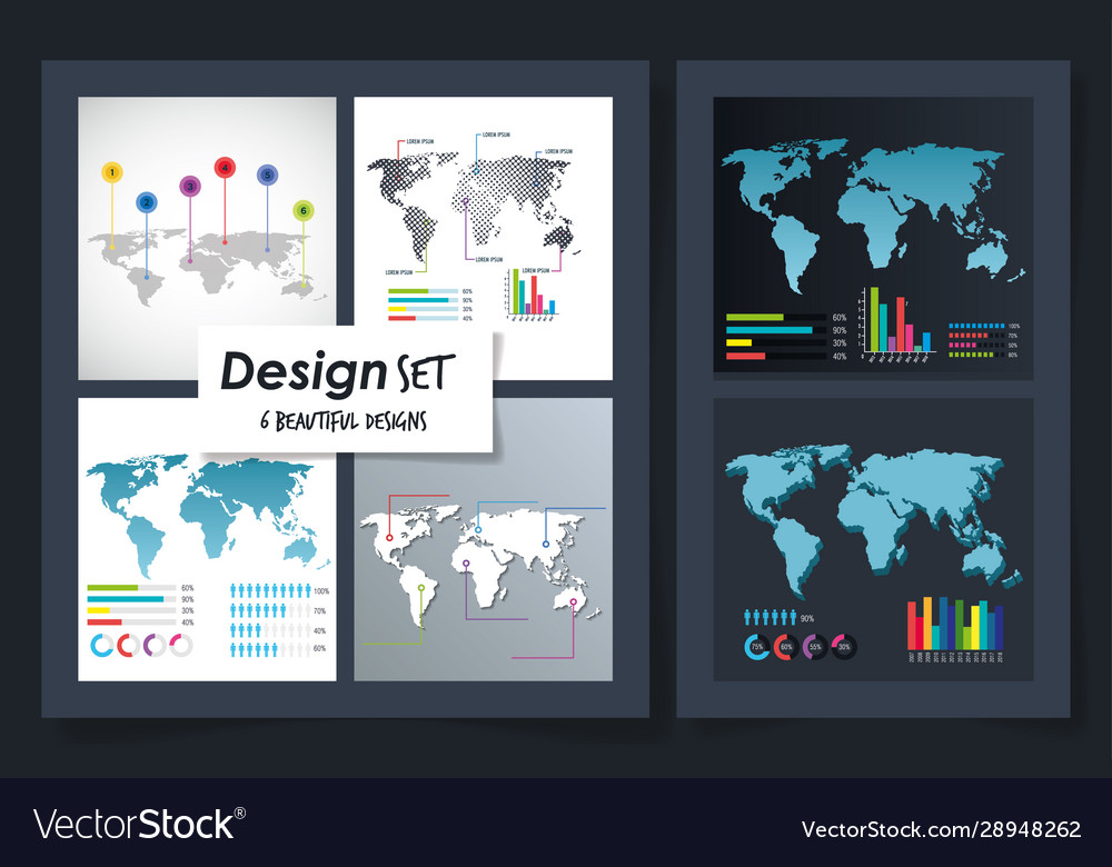 Workflows with world map set design