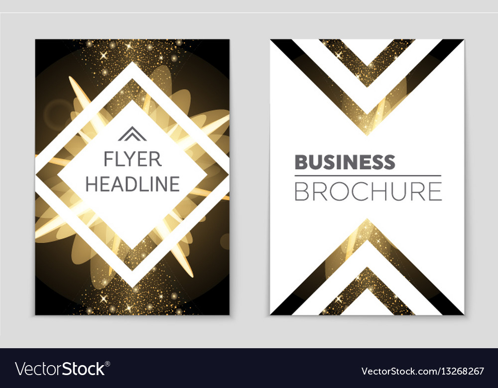 Abstract layout background set for art