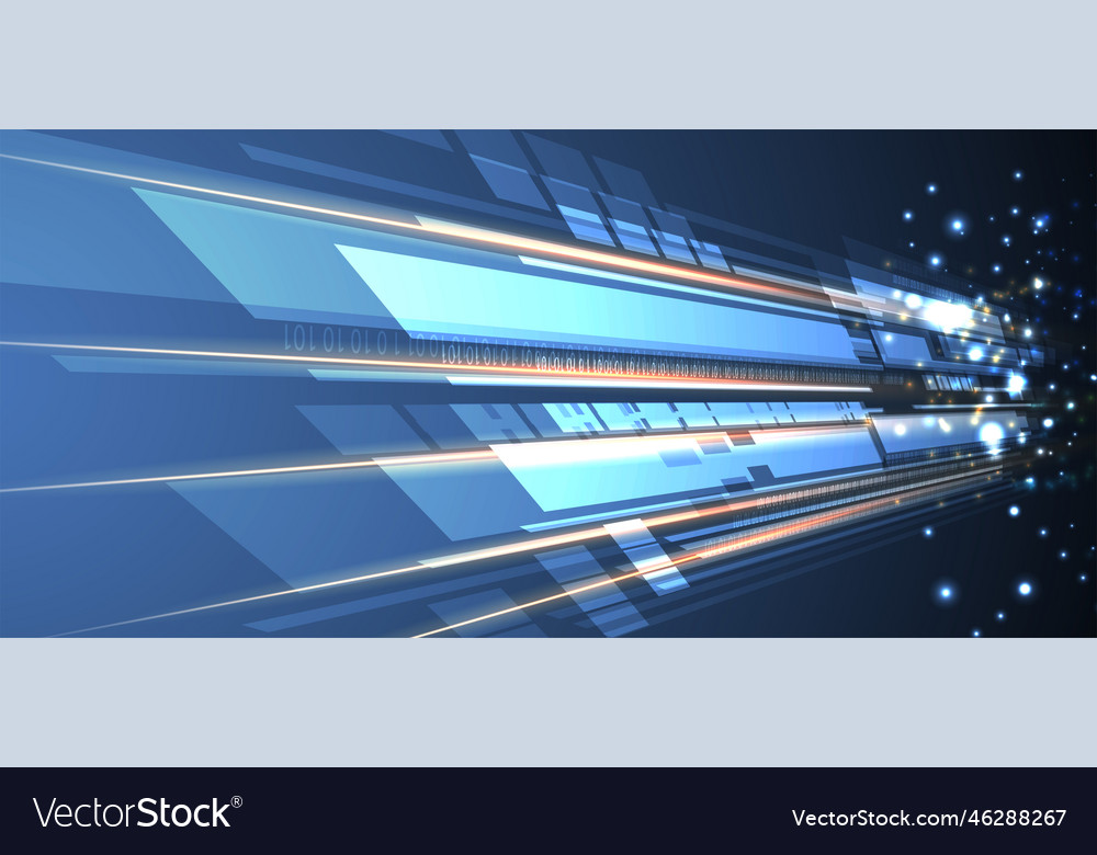 Abstract Tech Background - Digital Interface