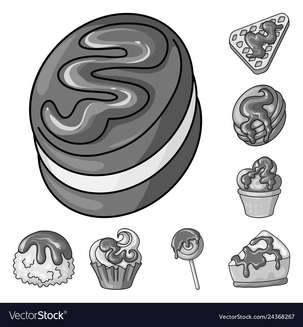 Design of sweet and caramel logo