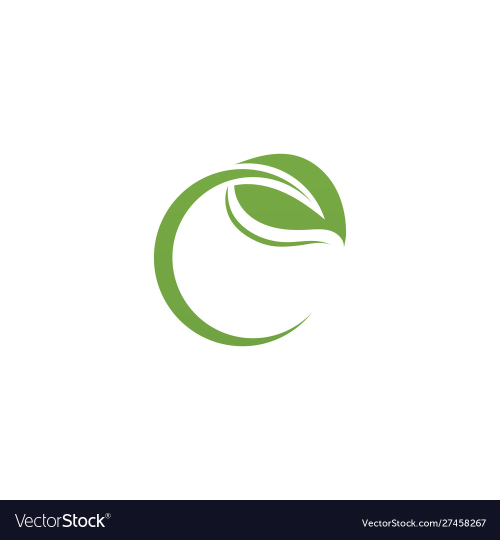 Logos green tree leaf ecology Royalty Free Vector Image