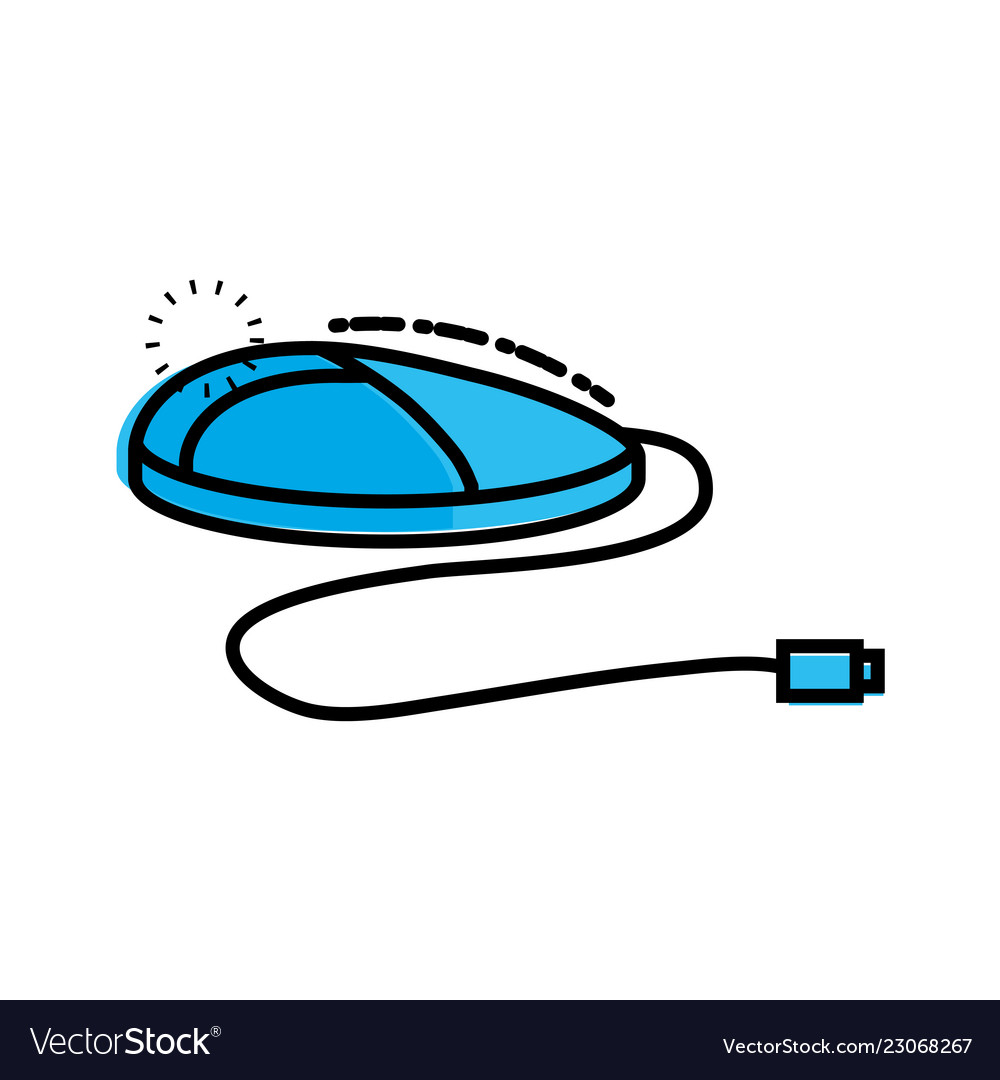 Mouse device computer isolated icon
