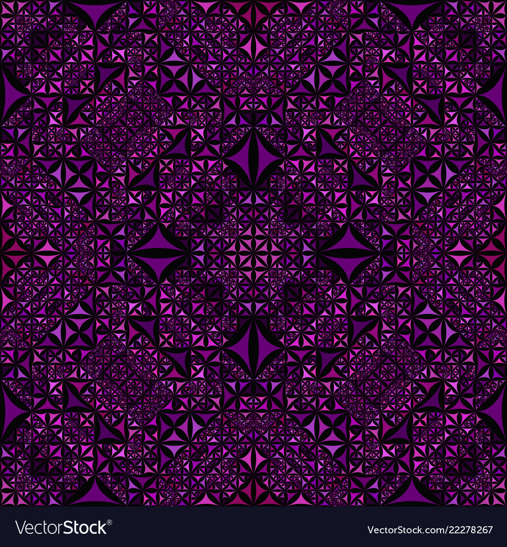 Purple repeating kaleidoscope pattern background Vector Image Purple repeating kaleidoscope pattern background