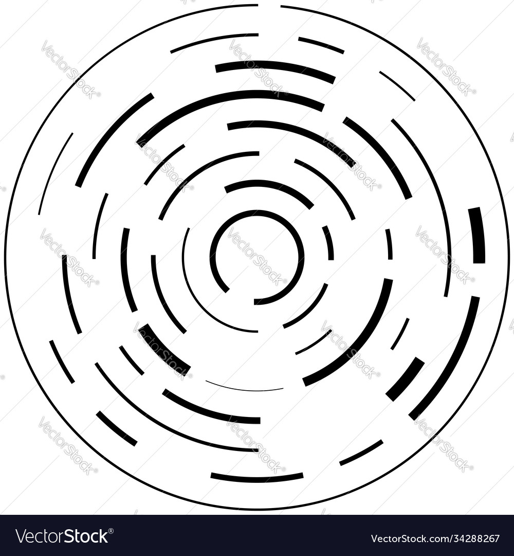 Radial radiating lines abstract burst element vector image Radial radiating lines abstract burst element